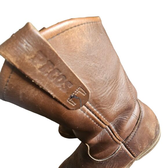 Vintage Red Wing 1155 Pecos Mens Brown Leather NailSet Boots Size 8.5 EE - Picture 6 of 11
